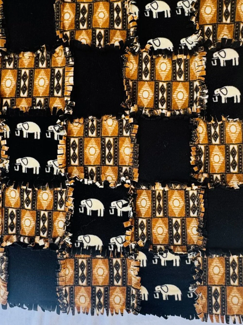 Handmade Fleece Blanket 49x64